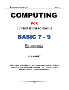 Achievers Computing B7-B9