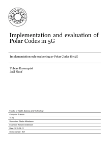 implementation of plor codes in 5g