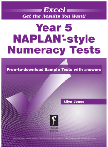 NAPLAN NumeracyTest SAMPLE.pdf