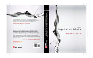 Organizational Behavior [Steven Mcshane-Glinow] (2009)