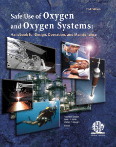 ASTM  MNL36  Safe Use of Oxygen and Oxygen Sysems