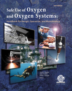 Safe Use of Oxygen Systems Handbook