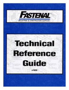 Fastenal Technical Reference Guide