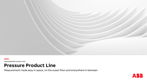 ABB Pressure Product Line - General Presentation SEPT2022