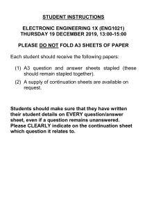 ENG1021 1 ENG1021 Student Instructions
