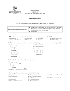 LCU Assignment 10 PART 2 Aromatics S2023