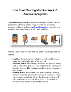 How Shot Blasting Machine Works - Ambica Enterprises