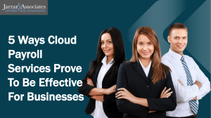 Explore the transformative impact of cloud payroll services on businesses as we delve into the topic shedding light on streamlined processes, cost-efficiency, and enhanced accessibility in payroll management.
