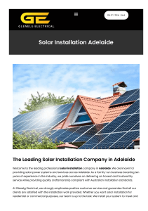 Solar Installation Adelaide