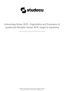 immunology-notes-bcr-organization-and-expression-of-lymphocyte-receptor-genes-bcr-taught-by-agnieszka