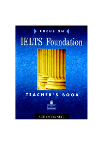 Focus on IELTS Foundation Teacher's Book