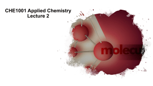 Lecture#2 (Atomic Models)