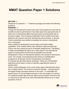 NMAT Question Paper 1 Solutions c010defd49e91dcb4dcdca1cd28efb08