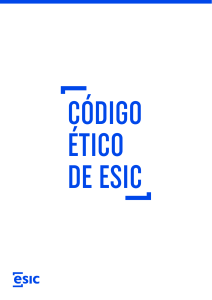 CODIGO ETICO ESIC