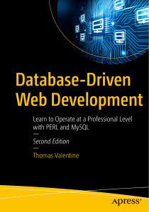 Database-Driven Web Development, 2nd Edition - Thomas Valentine[2023]