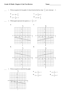 Unit 6 Test sample