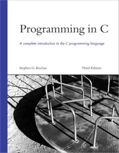 Programming in C 3rd edition by Stephen G. Kochan