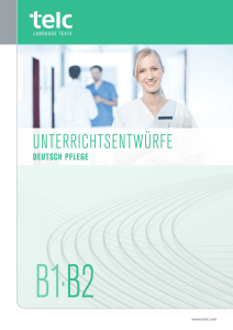 Unterrichtsentwuerfe telc Deutsch B1-B2 Pflege