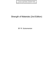 (Oxford higher education) Subramanian, R - Strength of materials-Oxford University Press (2010)