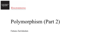 19 - Polymorphism (Part 2)