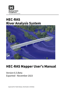 HEC-RAS Mapper Users Manual 65 Beta