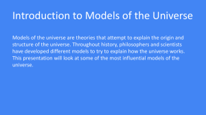 models of the universe