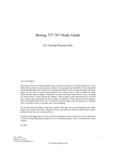 OVERVIEW - 757-767 Study Guide