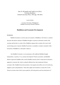 Buddhism and Economic Development