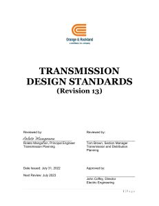 oru-transmission-design-standards