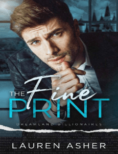 1. Dreamland Billionaires - The fine print - Lauren Asher