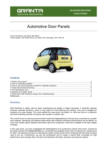 Automotive Door Panel Case Study 2023-1