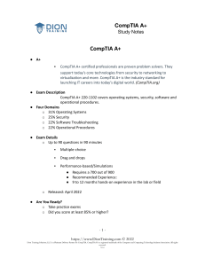 Dion CompTIA A+ 220-1102 Study Guide