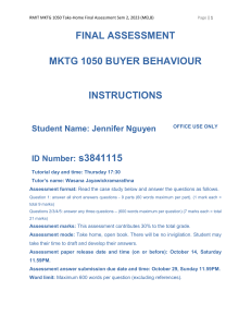 ANSWER-SHEET-Buyer-Behaviour-MKTG1050-s2-2023-MELB