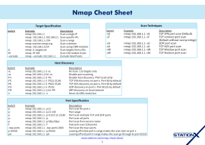nmap cheet sheet v7
