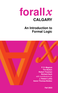 forall x - Calgary - An Introduction to Formal Logic