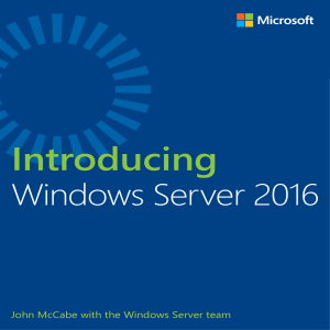 Introducing Windows Server 2016 pdf