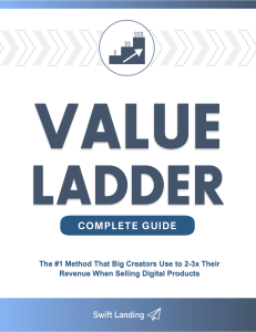 How to market using a Value Ladder