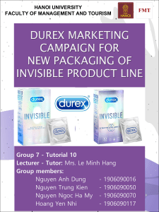Tut10 Group7 Durex