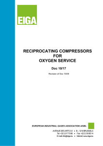 Doc 10 17 Reciprocating Compressors for Oxygen Service