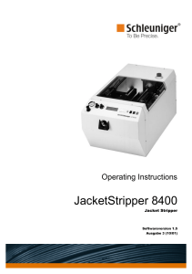 Manual Jacket Stripper 8400