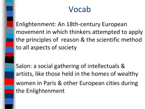 The Enlightenment PPT copy
