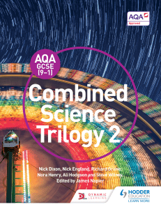 (EUROSTARS) Witney, Steve - Aqa gcse (9-1) combined science trilogy student book 2-Hodder Education (2016)
