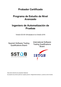 ISTQB Automation Syllabus