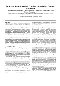 Panacea, a Semantic-enabled Drug Recommendation Framework