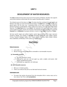 UNIT 3 WATER RESOURCES