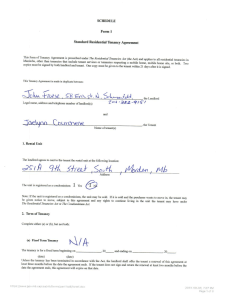 rental agreement