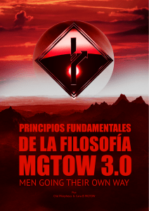 Principios Fundamentales de la filosofía MGTOW 3.0