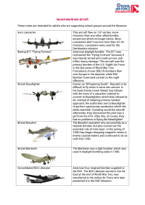 WWII Aircraft Notes