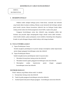 Materi Inti No. 6 Keseimbangan cairan & elektrolit