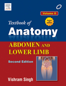 Anatomy abdoemn and lower limb, Vishram Singh